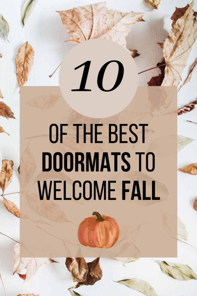 10 of the best doormats to welcome fall