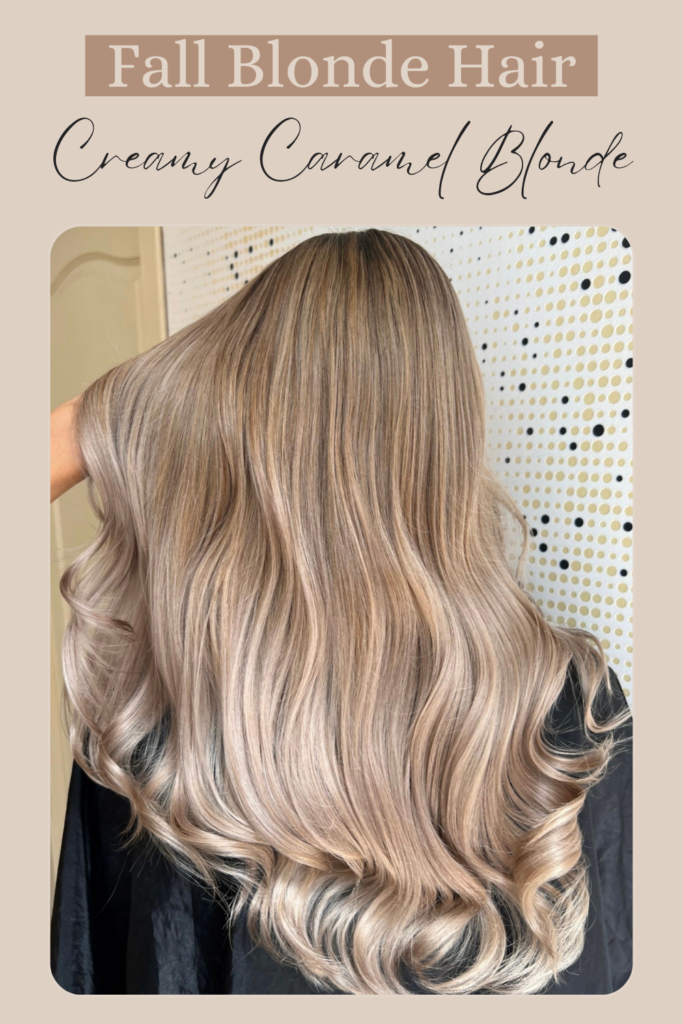 creamy caramel blonde