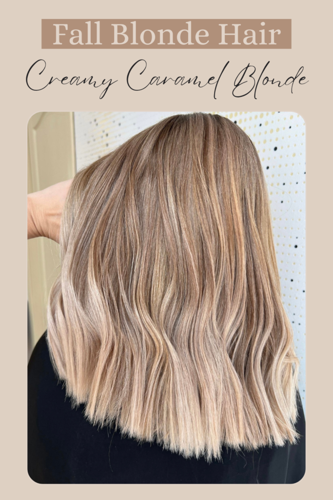 creamy caramel blonde