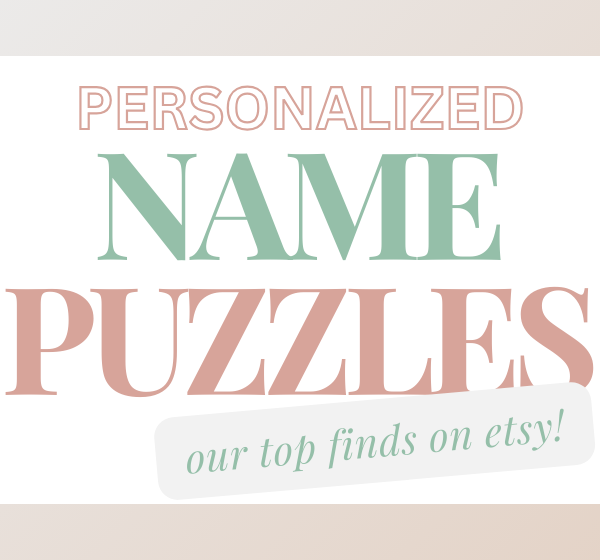 Top Personalized Name Puzzles on Etsy: Unique Gifts for Kids